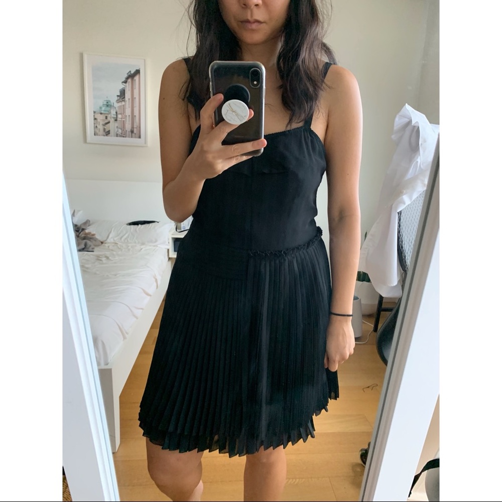 NWT See by Chloe black cocktail dress sz 12